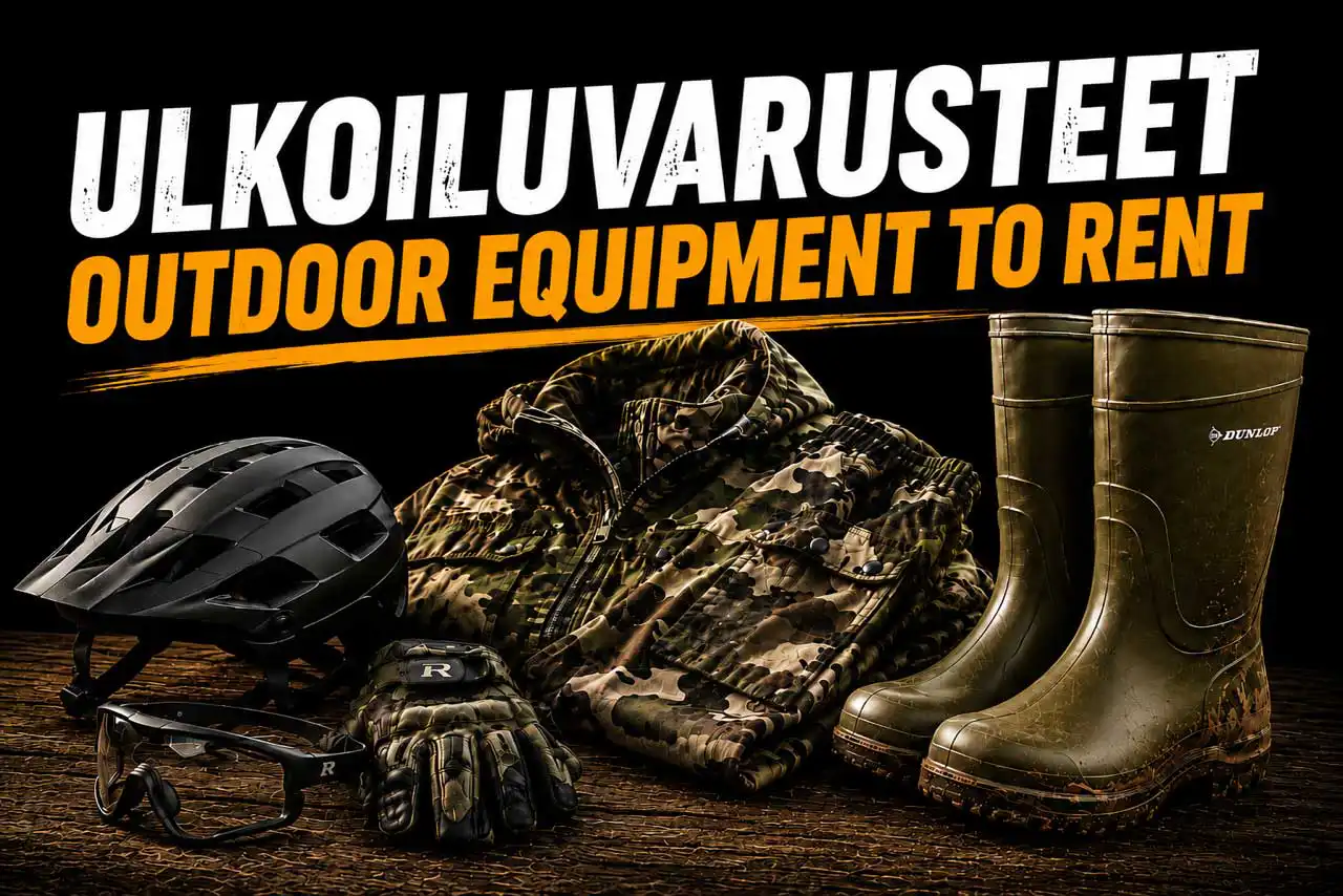 Ulkovarusteet outdoor equipment to rent